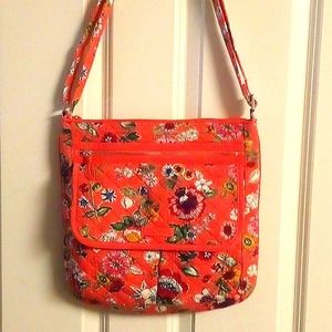 Vera Bradley coral shoulder bag
